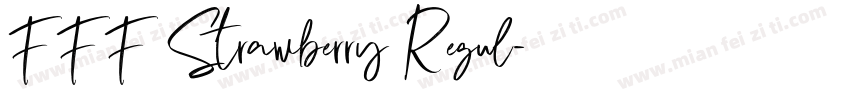 FFF Strawberry Regul字体转换